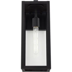 John Timberland Titan Modern Outdoor Wall Light Fixture Mystic Black 17" Clear Glass For Post Exterior Barn Deck House Porch Yard Patio Home Outside -John Timberland GUEST e4fcfd1d 0e06 46a8 9a1f 56c1272c7cf0