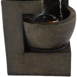 John Timberland Outdoor Floor Water Fountain With Light LED 41 1/2" High Cascading Bowls For Yard Garden Patio Deck Home 11 John Timberland Outdoor Floor Water Fountain With Light LED 41 1/2" High Cascading Bowls For Yard Garden Patio Deck Home -John Timberland GUEST e8da9477 7cea 4790 9370 ff1c76ccb073