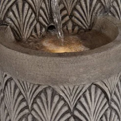 John Timberland Havara Rustic 3-Tier Cascading Columns Outdoor Floor Water Fountain With LED Light 26" For Yard Garden Patio Home Deck 12 John Timberland Havara Rustic 3-Tier Cascading Columns Outdoor Floor Water Fountain With LED Light 26" For Yard Garden Patio Home Deck -John Timberland GUEST f01adc83 3c15 4e52 8453 0d9f848bad34