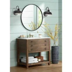 John Timberland Rustic Outdoor Wall Light Fixture Bronze 11 1/4" Urban Barn Farmhouse For Exterior House Porch Patio -John Timberland GUEST f29d1fbb eb79 4226 8731 685c41ab2053