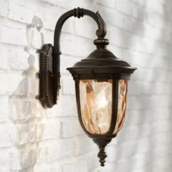 John Timberland Bellagio Vintage Outdoor Wall Light Fixtures Set Of 2 Veranda Bronze Downbridge 16 1/2" Champagne Hammered Glass For Post Exterior 15 John Timberland Bellagio Vintage Outdoor Wall Light Fixtures Set Of 2 Veranda Bronze Downbridge 16 1/2" Champagne Hammered Glass For Post Exterior -John Timberland GUEST f6f037cd b540 4cb3 8fdb 8b5d78017b0d