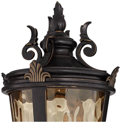 John Timberland Casa Marseille Vintage Outdoor Post Light Veranda Bronze With Pier Adaptor 28" Champagne Glass For Exterior Barn Deck House Porch Yard 1 John Timberland Casa Marseille Vintage Outdoor Post Light Veranda Bronze With Pier Adaptor 28" Champagne Glass For Exterior Barn Deck House Porch Yard