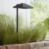 John Timberland Basset 23" High Textured Black LED Landscape Path Light
