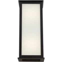 John Timberland Modern Outdoor Wall Light Fixtures Set Of 2 Black 12 3/4" Milky White Glass Panels For Post Exterior Barn Deck -John Timberland GUEST f9969927 4b9c 4092 baaf 8a4d3d25c2fa