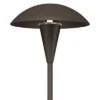 John Timberland Large Mushroom Bronze Finish LED Landscape Path Lights - Set Of 4
